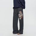 MADWITCH PATCH STRIPED SWEATPANTS #2026562