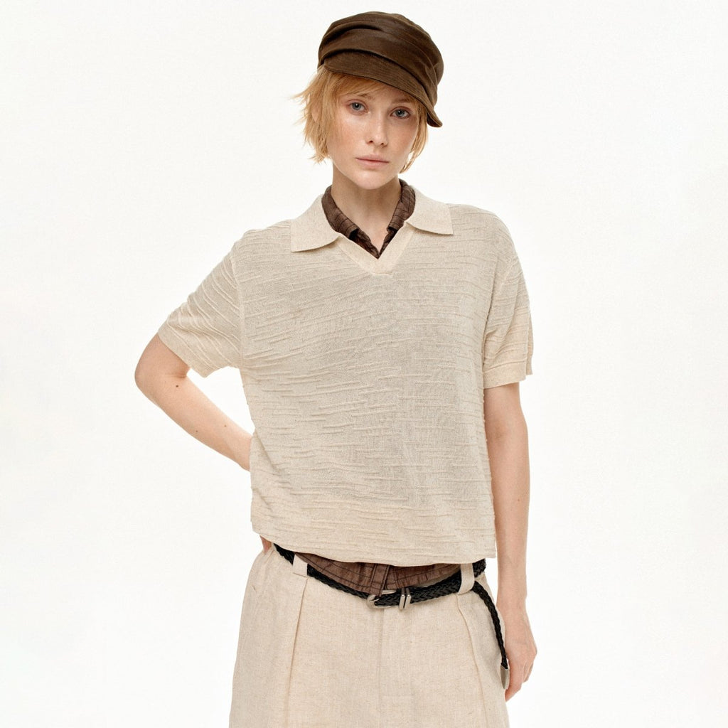 MADWITCH HERITAGE POLO TEXTURED TEE 86123 - MadWitch Store
