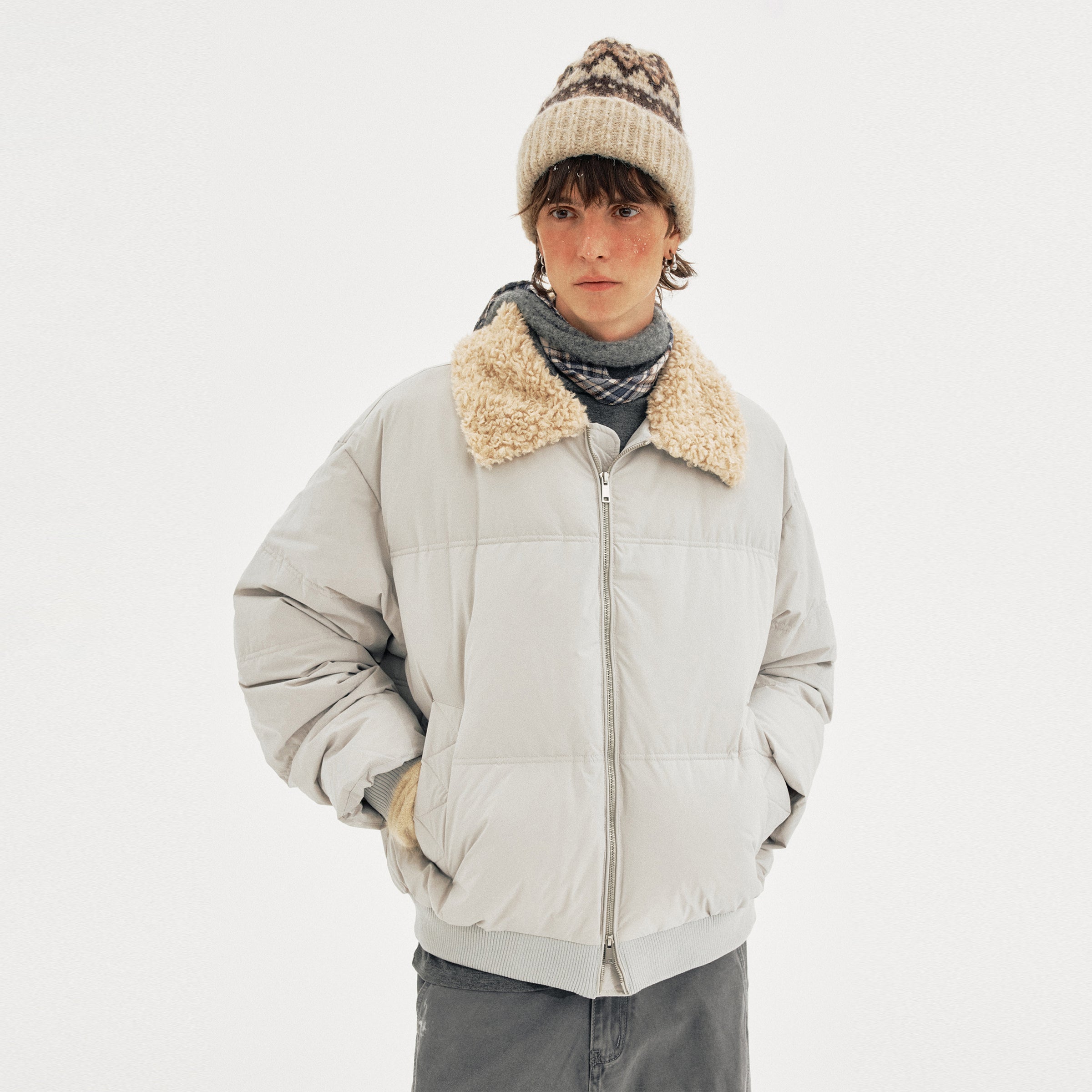 MADWITCH FLEECE PUFF PARKA #AB1127