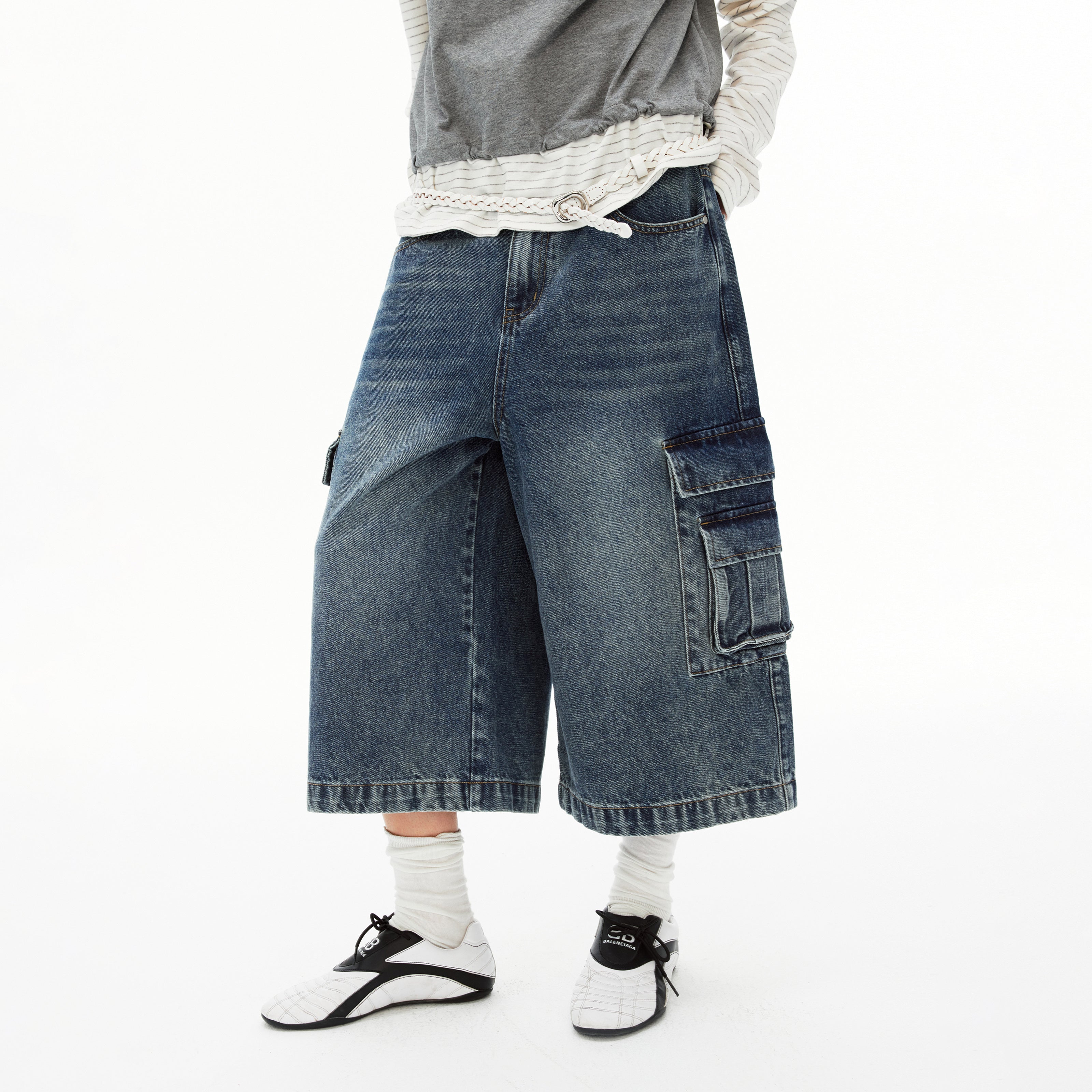 MADWIT UTILITY CARGO SHORTS #K737