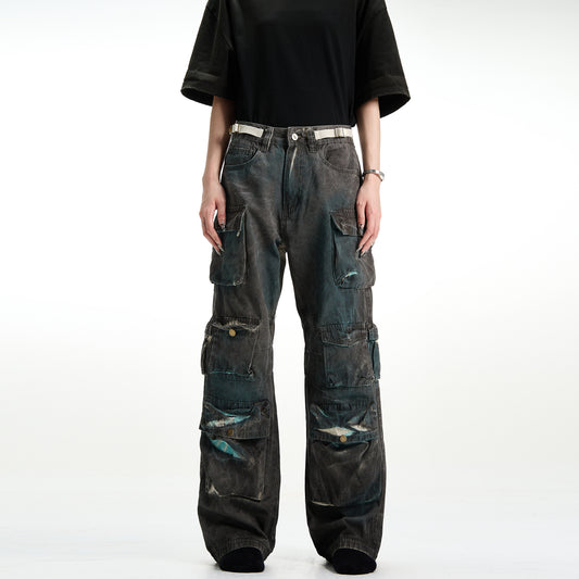 MADWITCH VINTAGE CARGO PANTS #K3185