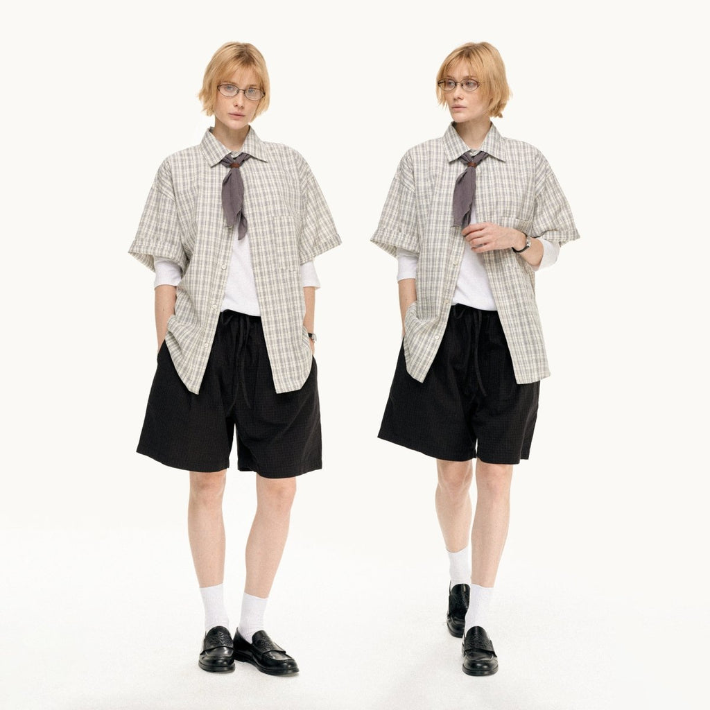 MADWITCH HERITAGE PLAID SHORTS D068 - MadWitch Store