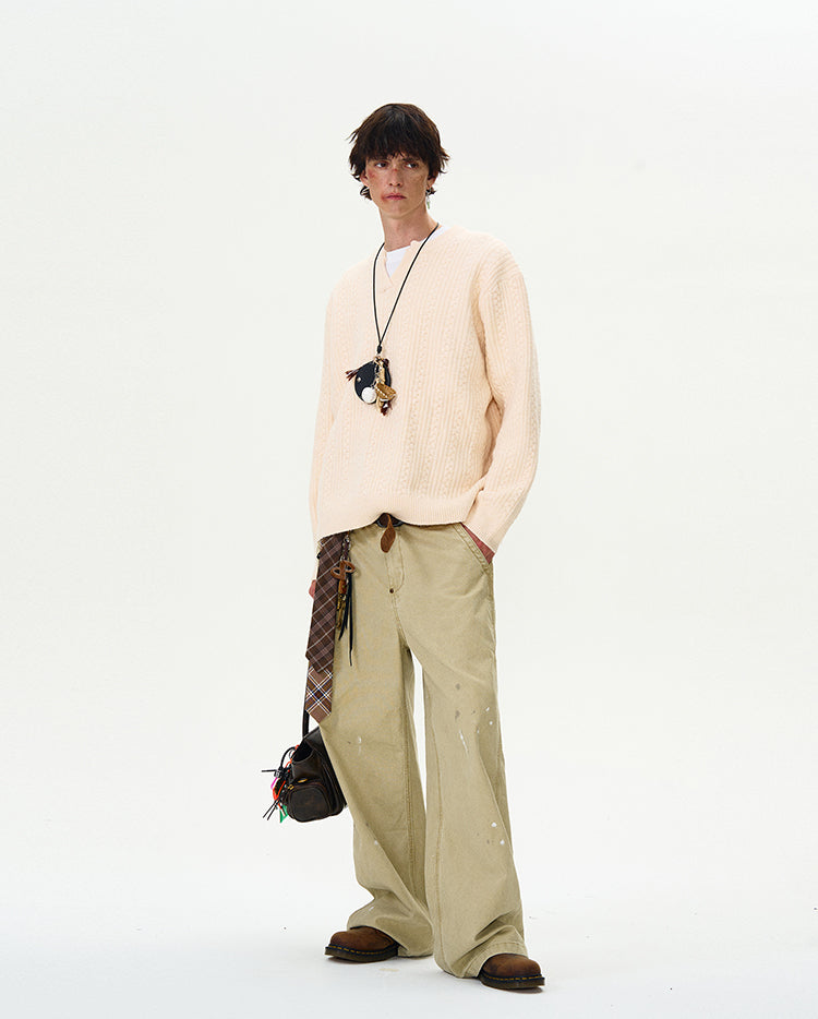 MADWITCH CASUAL KNIT SWEATER #Y322