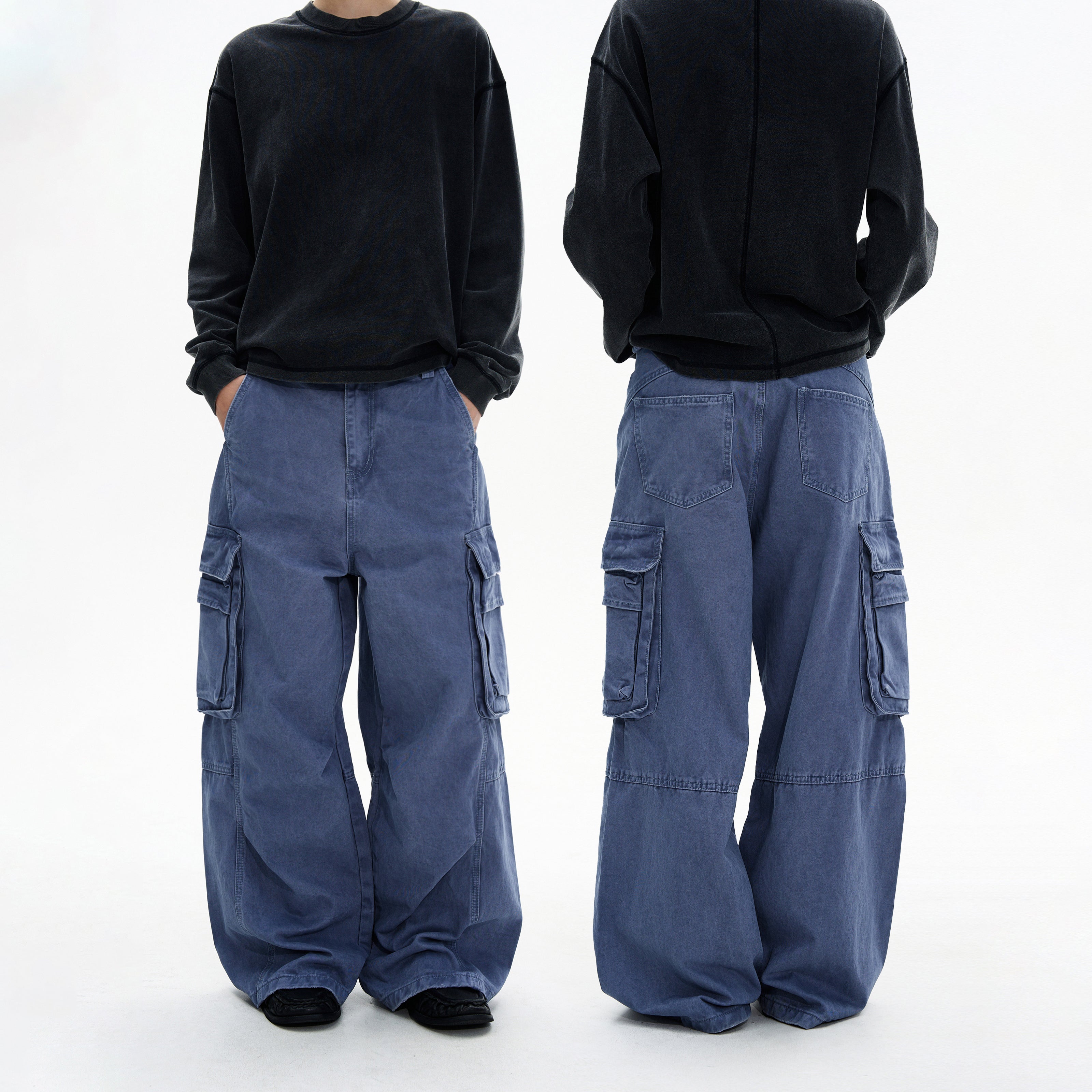 MADWITCH BLEU PLEAT PANTS #DR6815