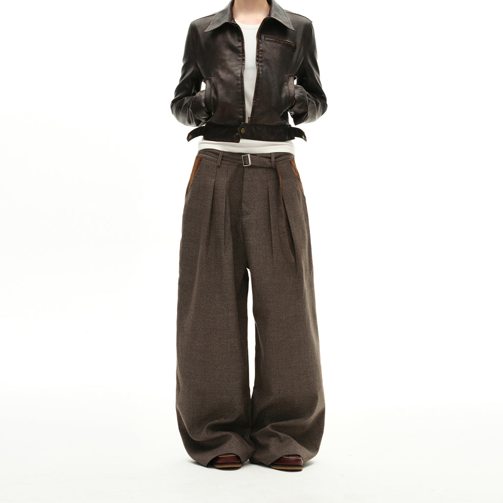 MADWITCH HOUND PLEAT TROUSERS #C933