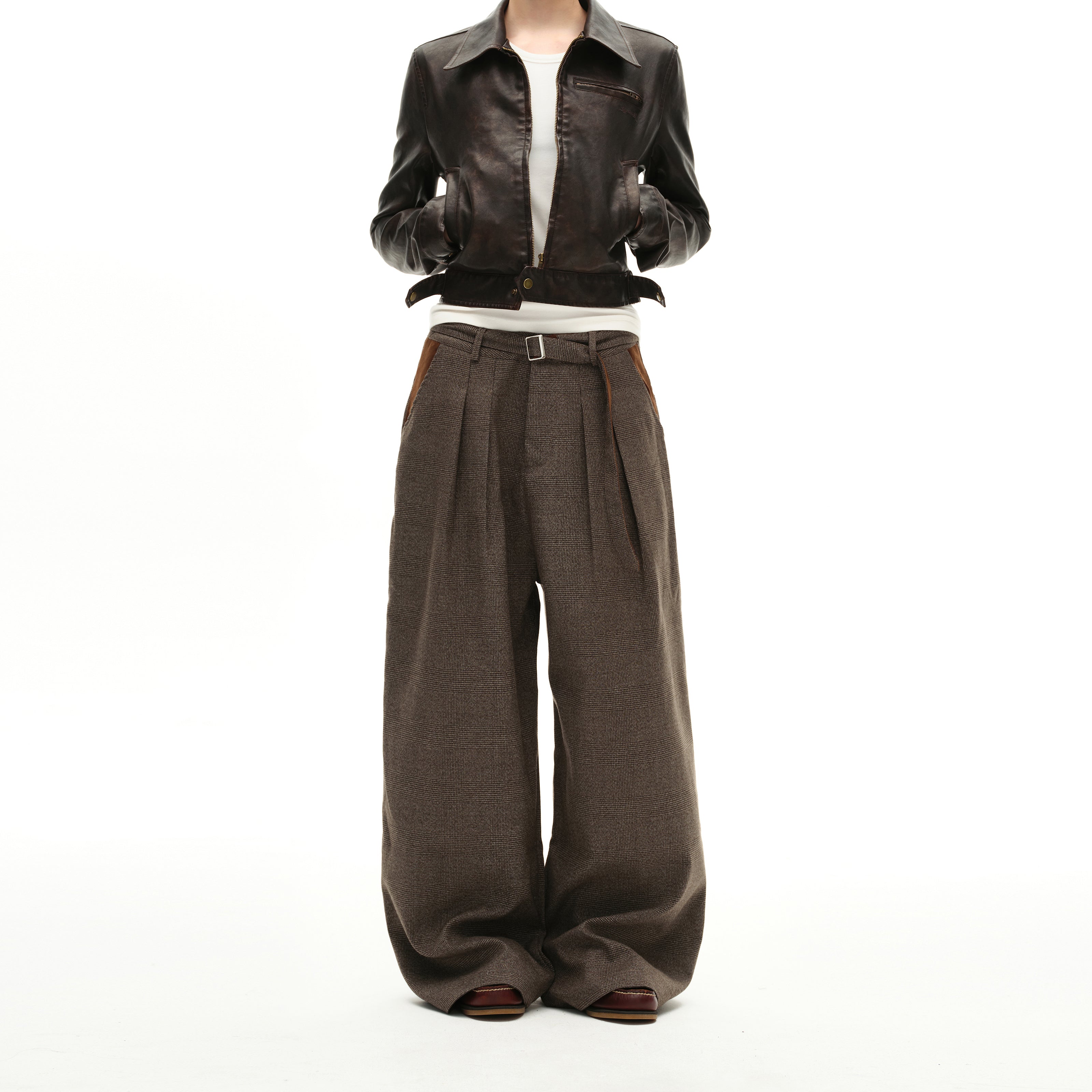 MADWITCH HOUND PLEAT TROUSERS #C933