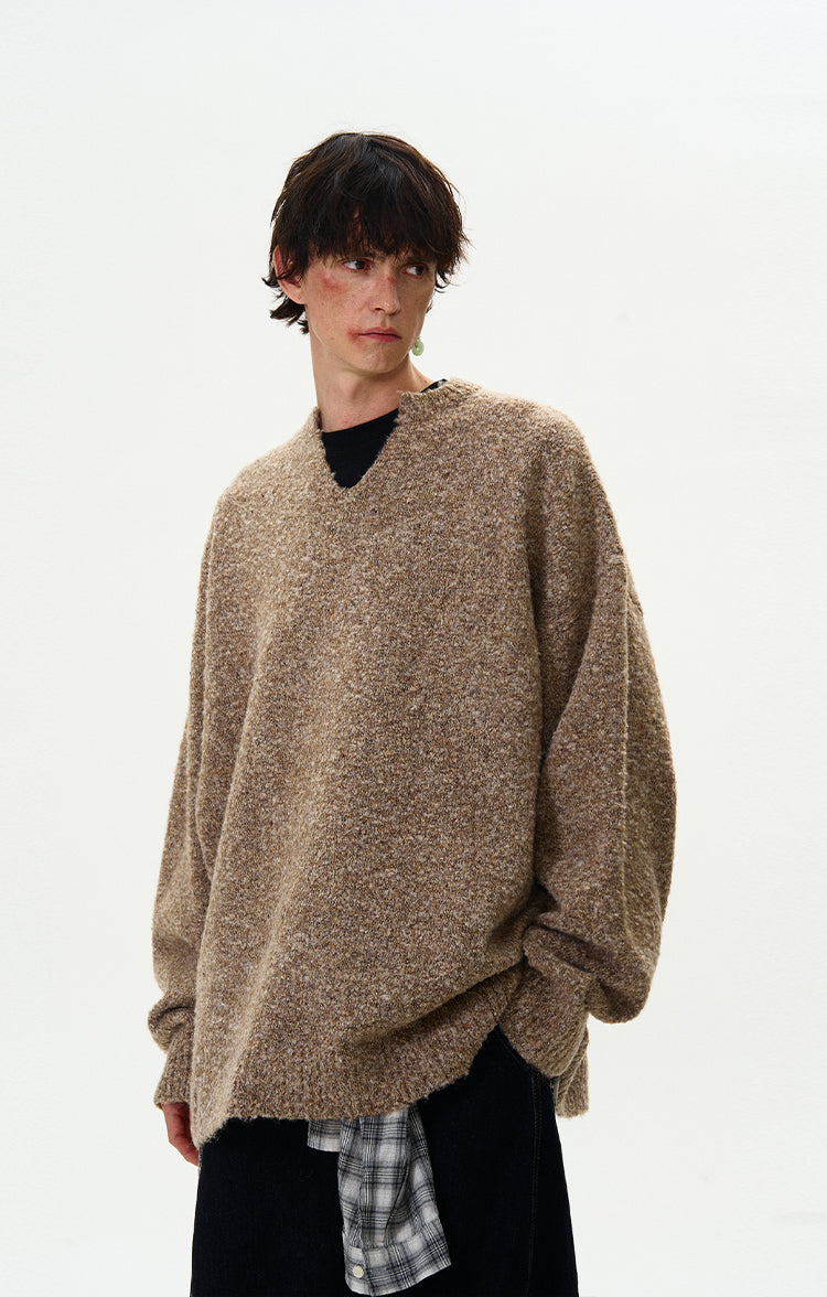 MADWITCH TEXTURED WOOL SWEATER #C142+