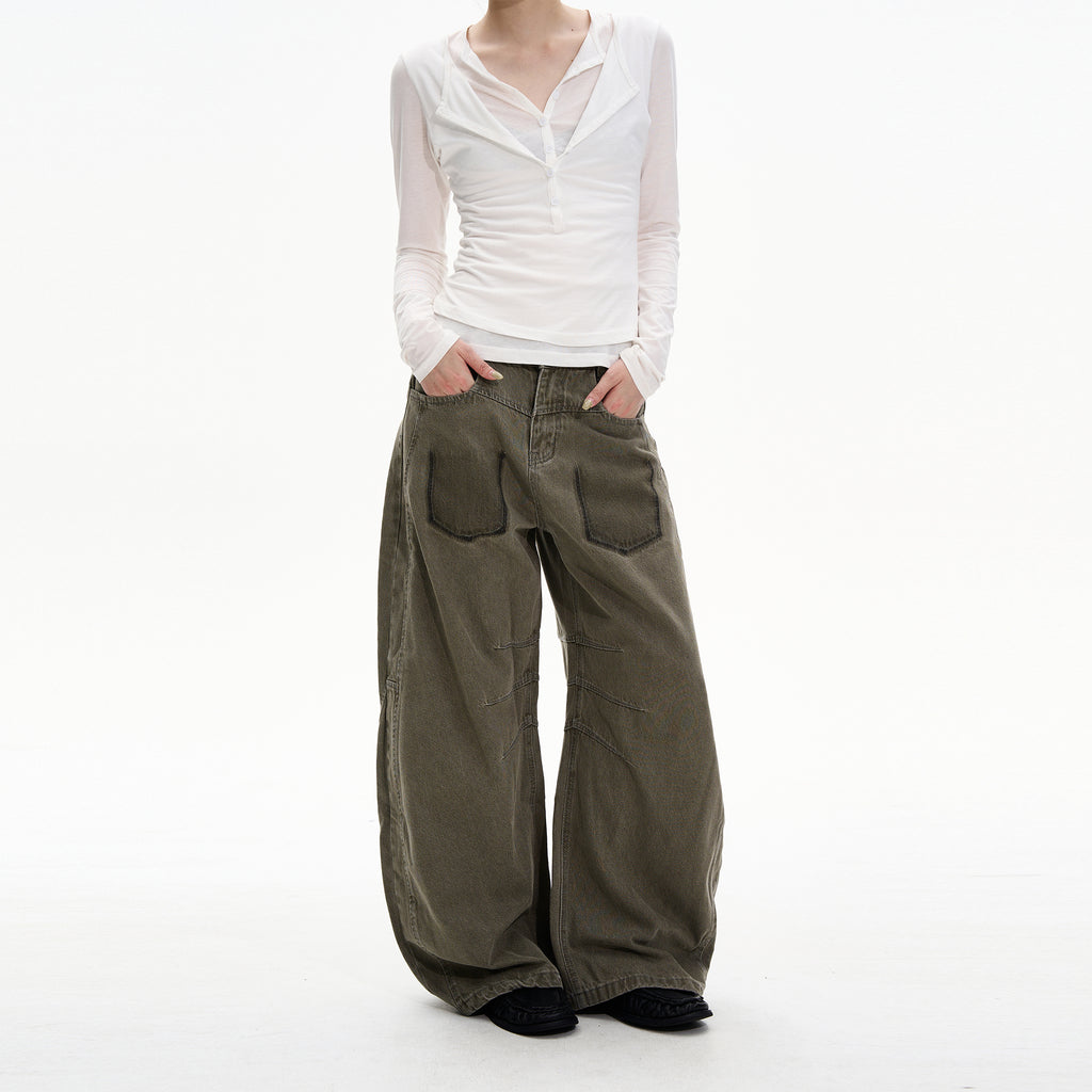 MADWITCH GRUNGE SLUNG JEANS #G6890