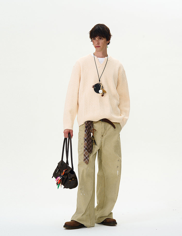 MADWITCH CASUAL KNIT SWEATER #Y322