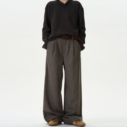 MADWITCH TRADITIONAL LOOSE-FIT CASUAL PANTS #L430