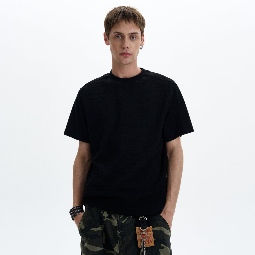 MADWITCH KNIT SHORT SLEEVE TEE #25050