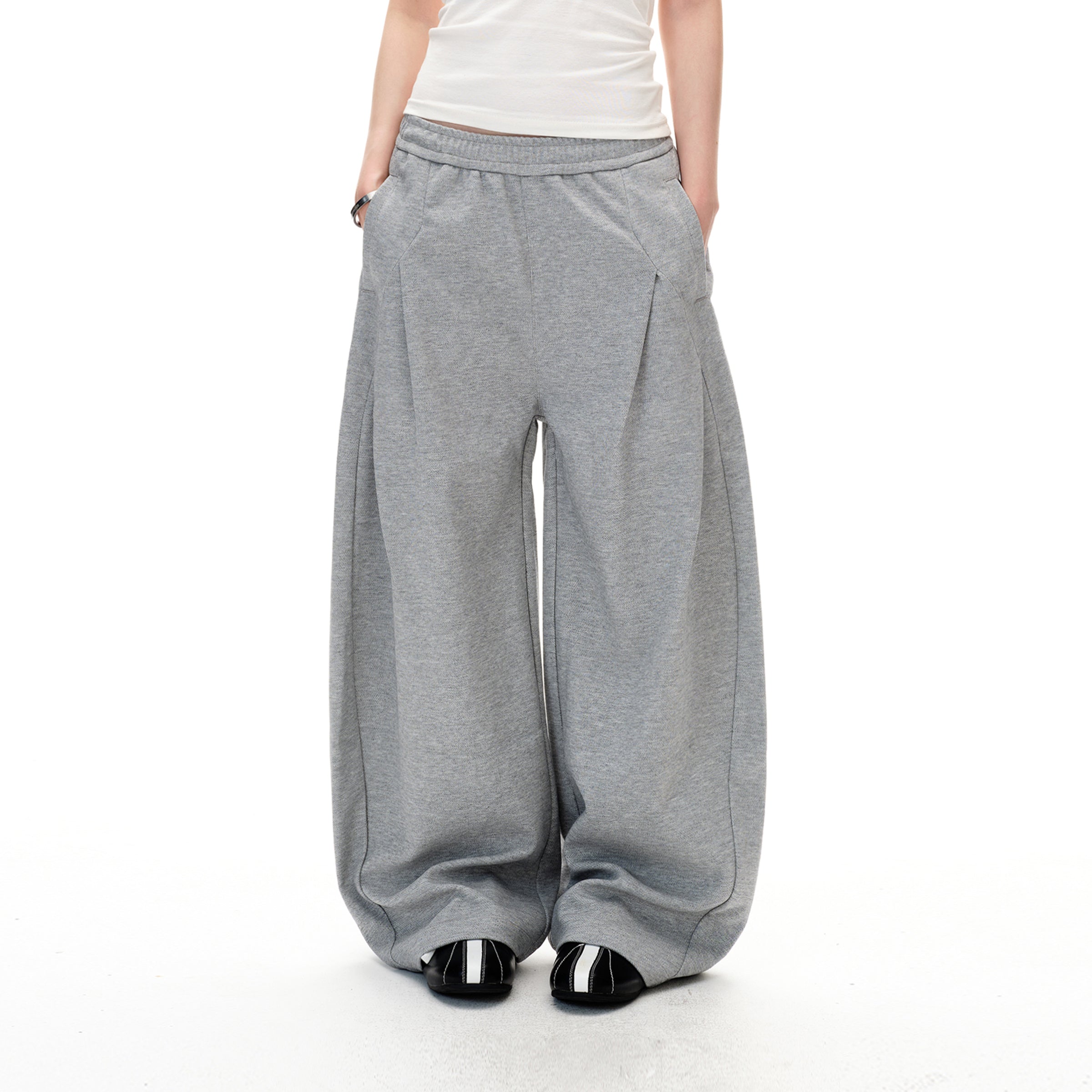 MADWITCH WRINKLE SLUNG TROUSERS #CK6631