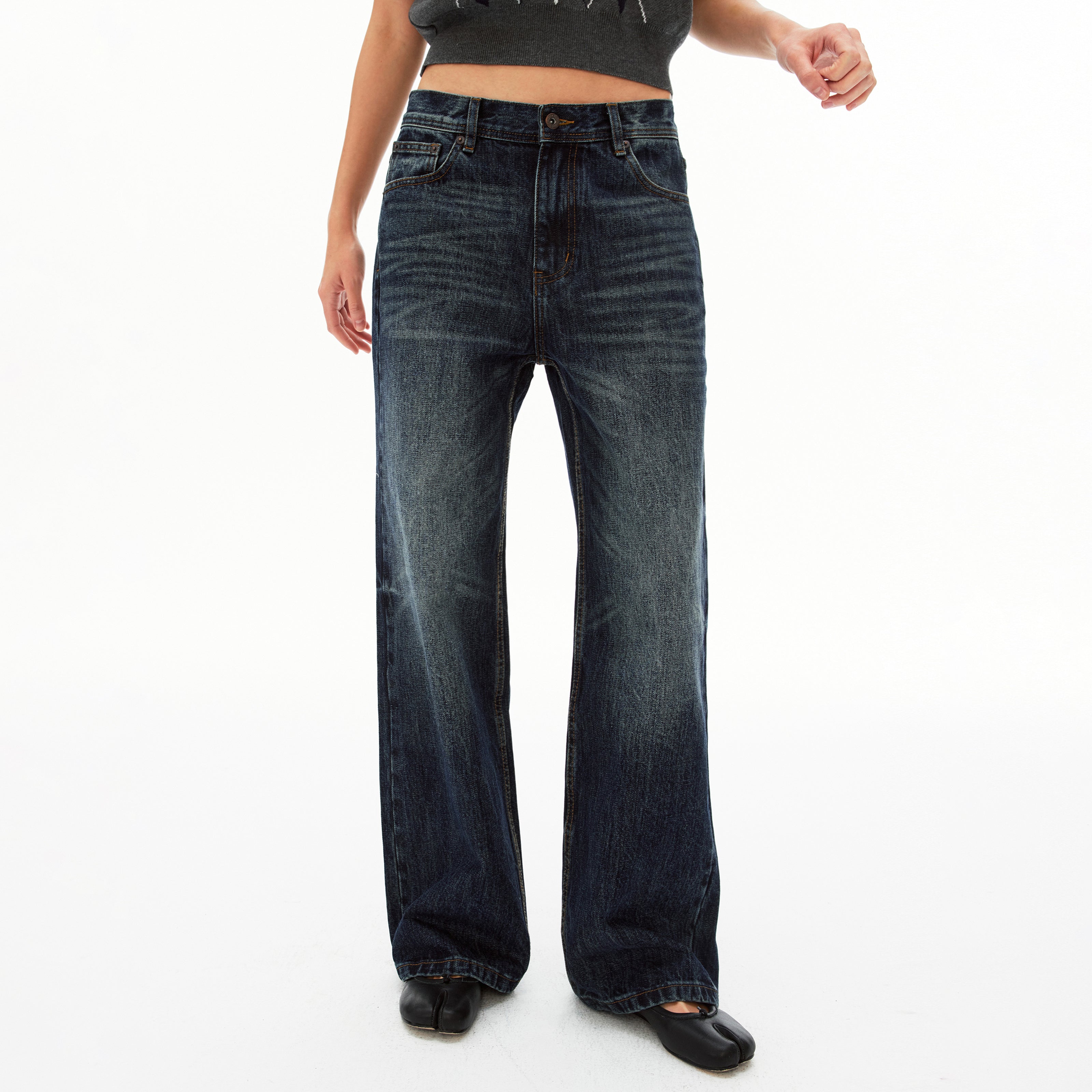 MADWIT PREMIUM DISTRESSED JEANS #GPC9793