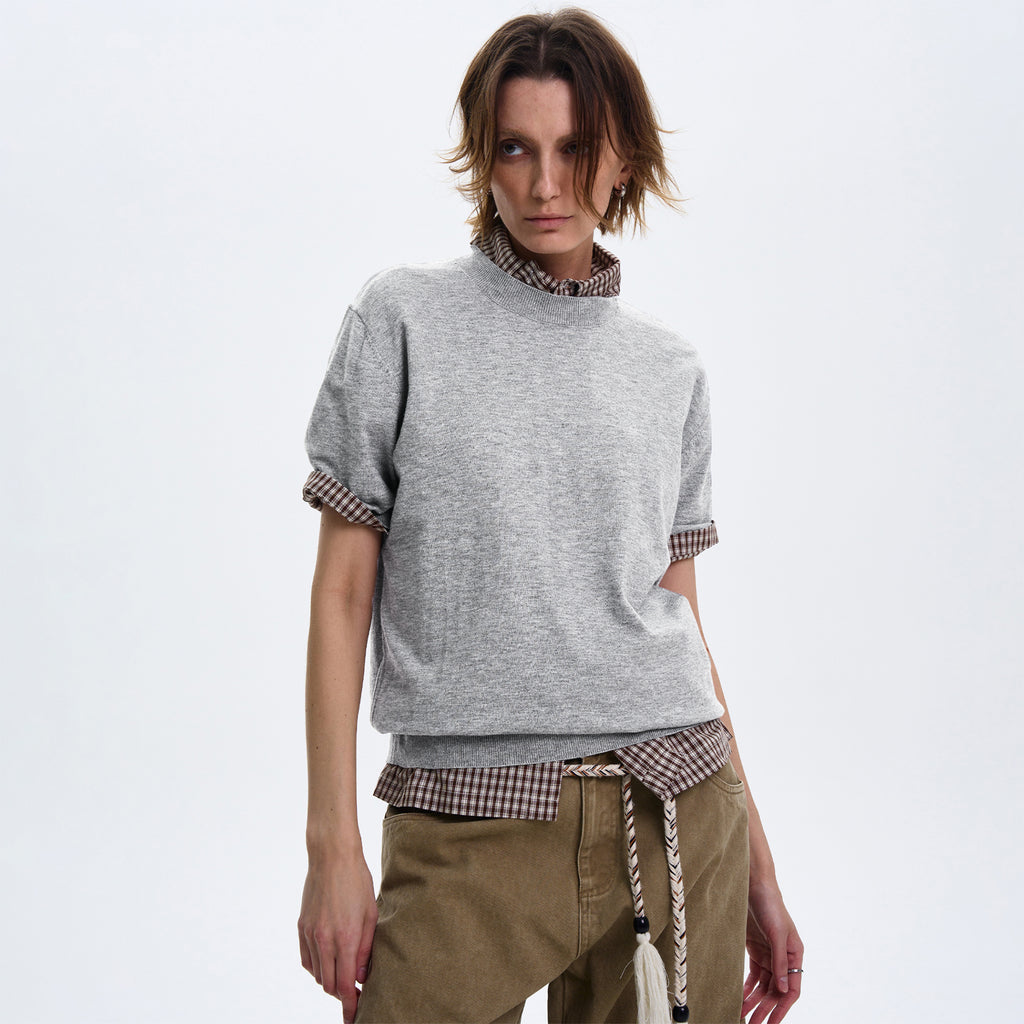 MADWITCH MINIMALIST CREW NECK CASUAL T-SHIRT #27331