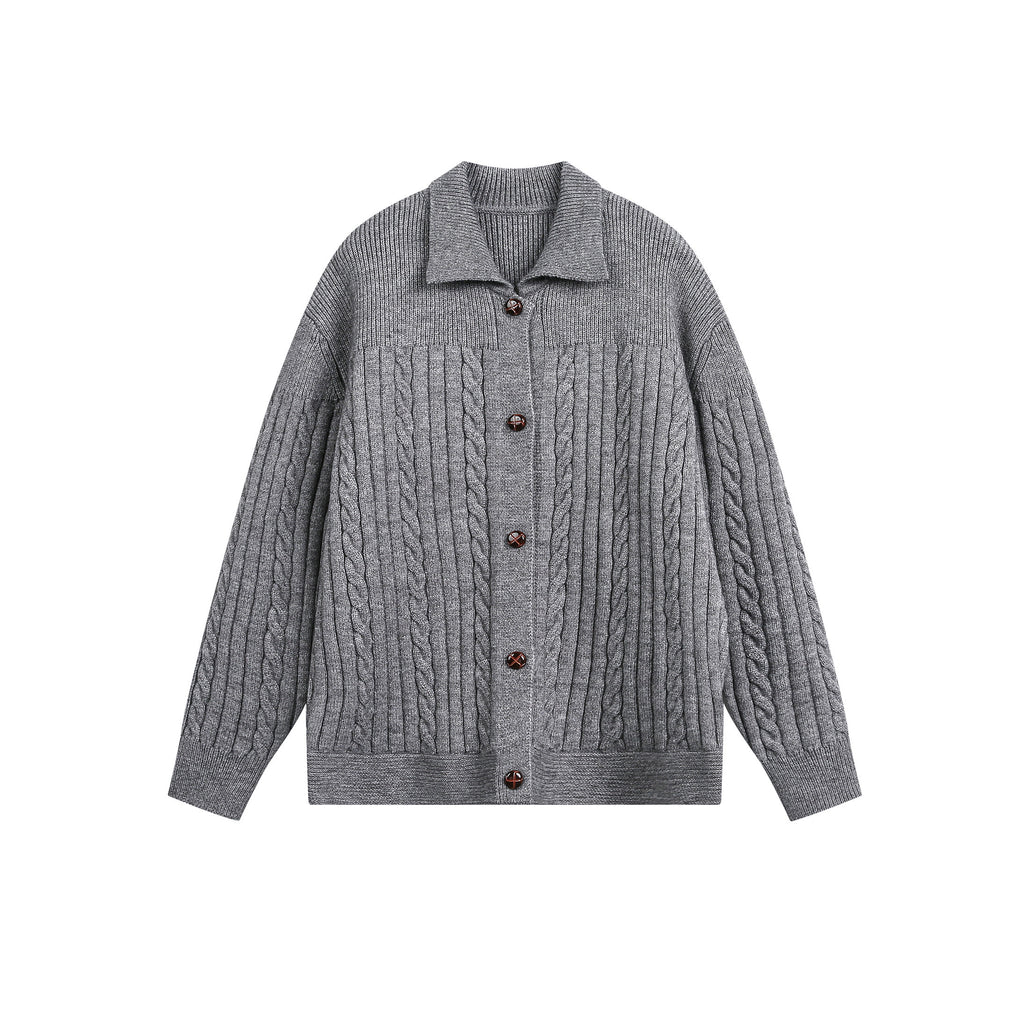 MADWITCH CABLE SLOUCH CARDIGAN #M10