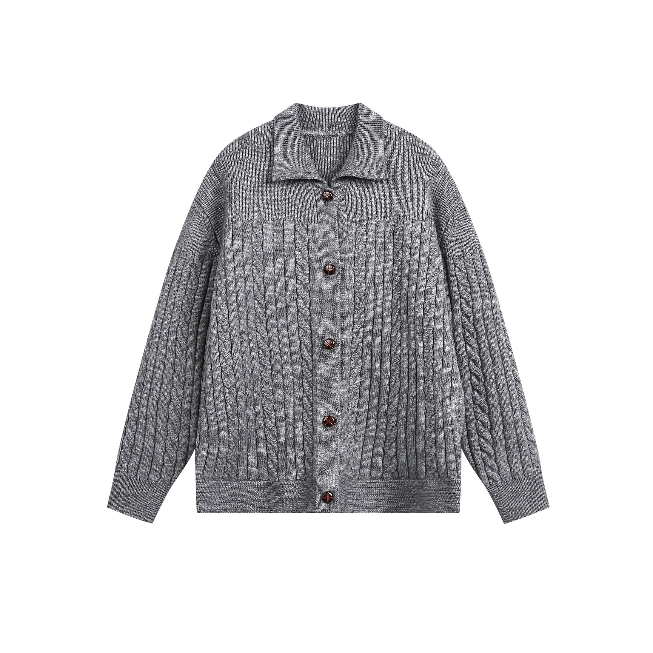 MADWITCH CABLE SLOUCH CARDIGAN #M10