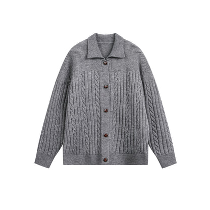 MADWITCH CABLE SLOUCH CARDIGAN #M10