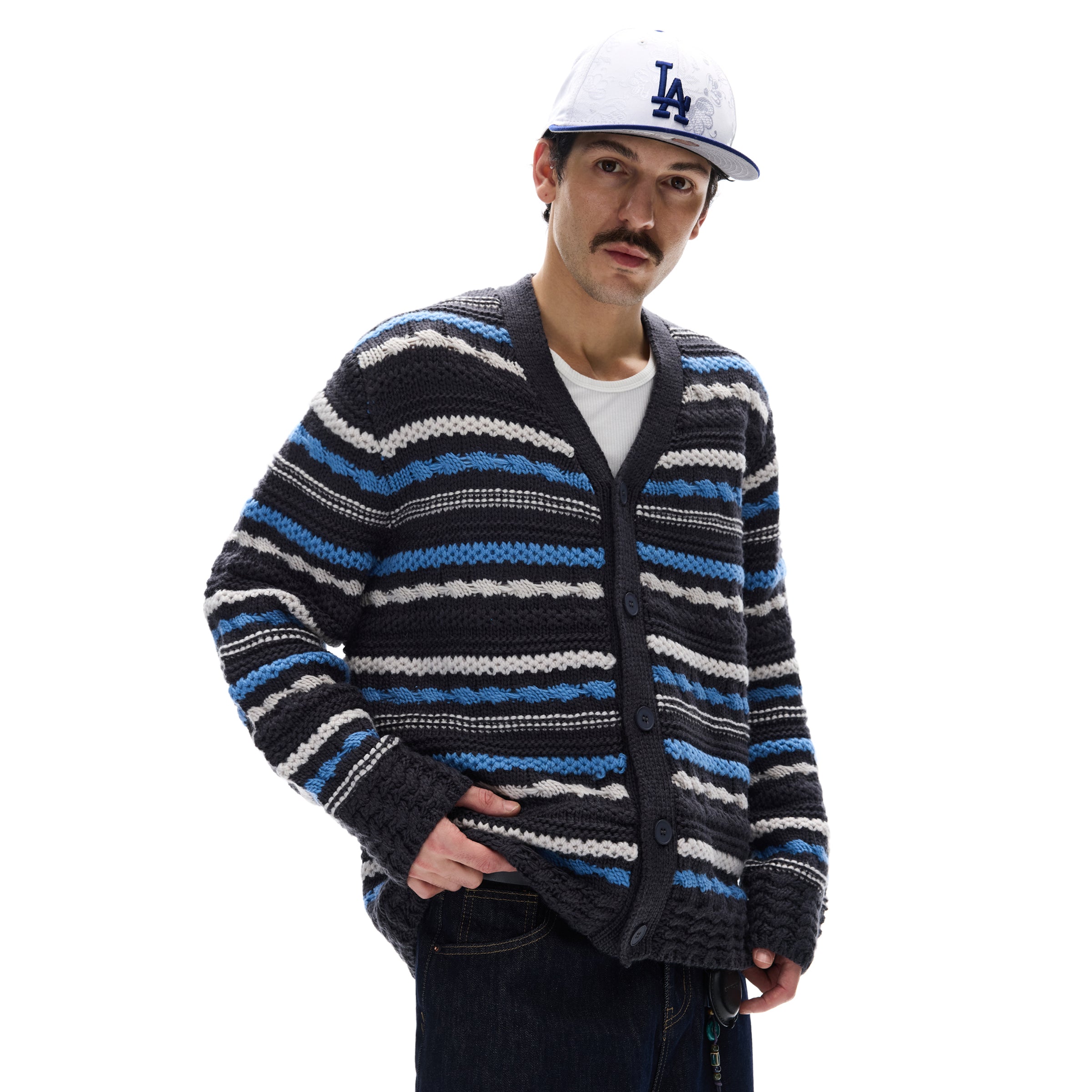 MADWITCH CONTRAST V KNIT #72598