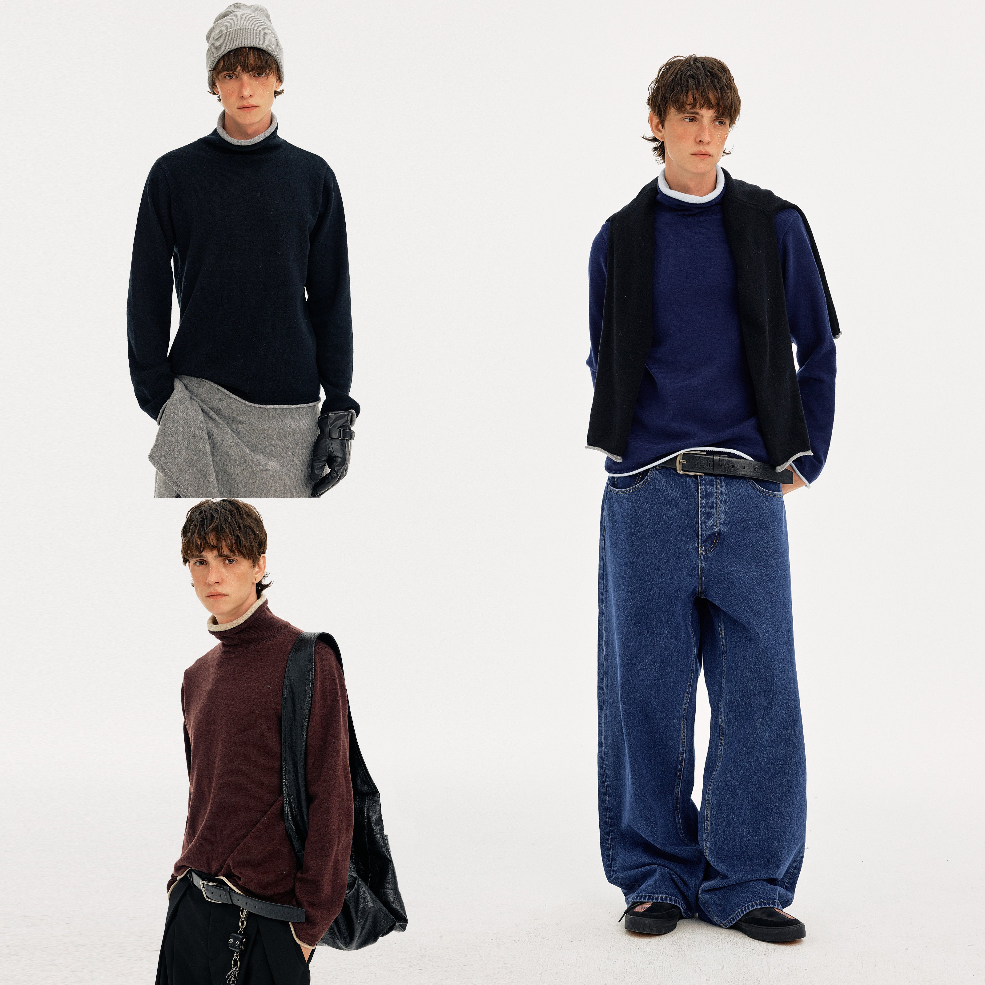 MADWITCH COLOR FAUX KNIT #51181