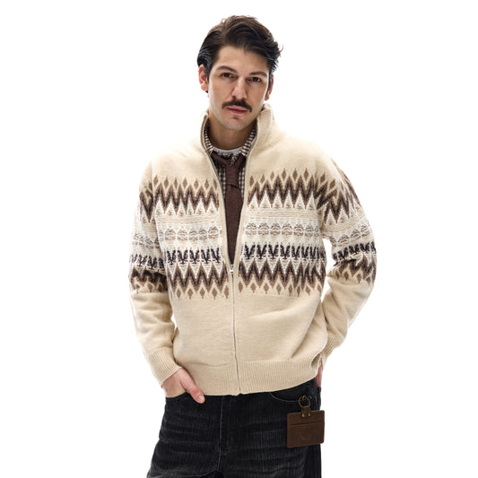 MADWITCH FAIR ISLE CARDIGAN #G208