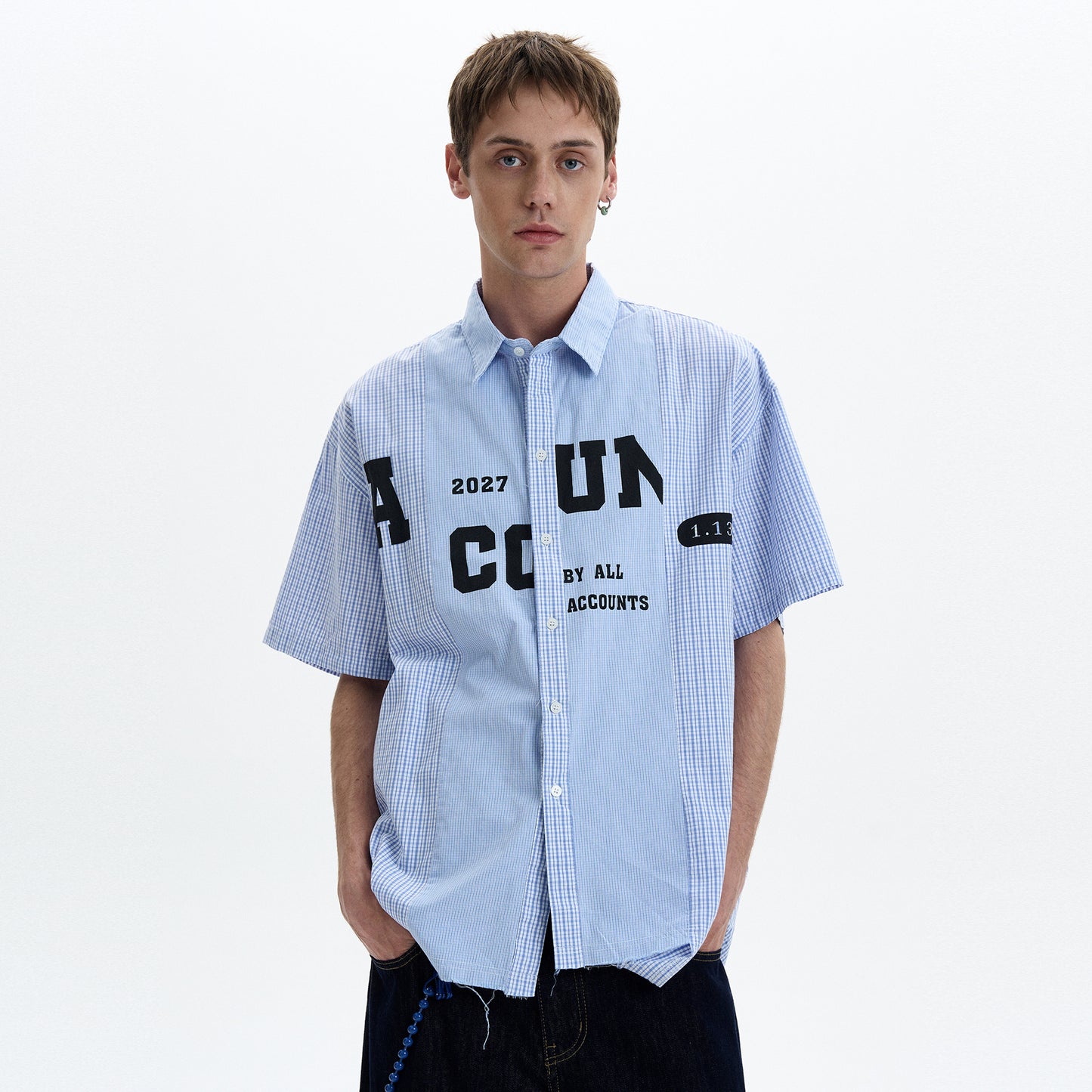 MADWIT RAW EDGE SHIRT #SS328
