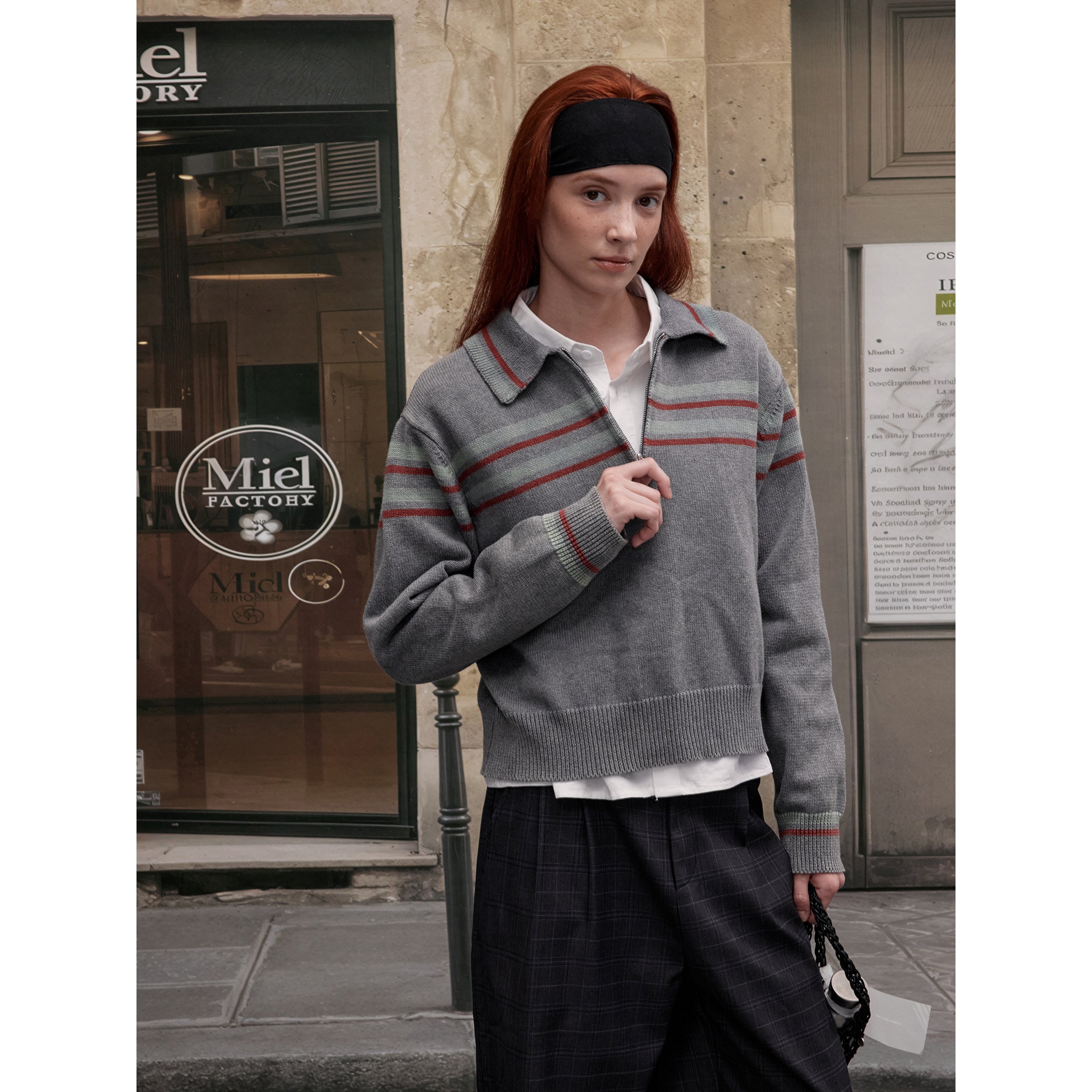 MADWITCH OLD MONEY CROP KNIT #72378