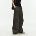MADWITCH DECONSTRUCTED BAGGY CARGO PANTS #5894