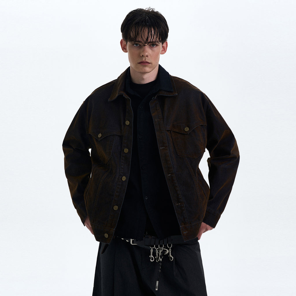 MADWITCH VINTAGE HEAVY-DUTY WORKWEAR JACKET #G6813