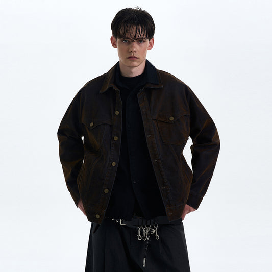 MADWITCH VINTAGE HEAVY-DUTY WORKWEAR JACKET #G6813