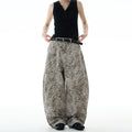 MADWITCH LEOPARD PANELED TROUSERS #A616