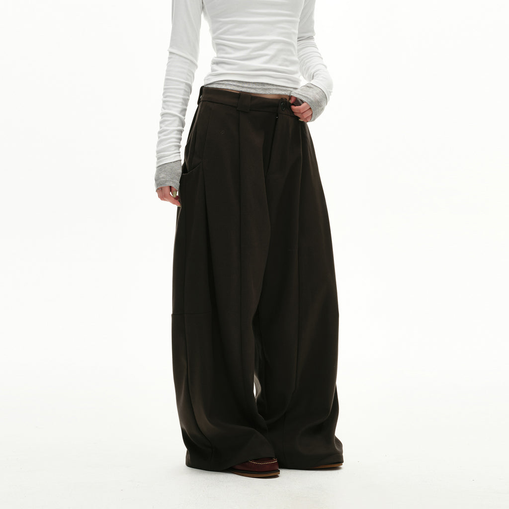MADWITCH PLEAT DRAPE TROUSERS #UTU032