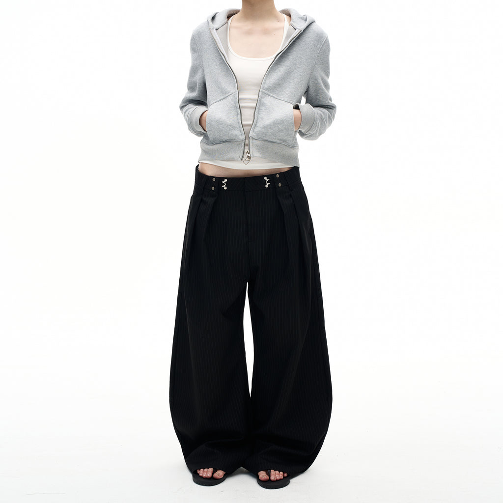 MADWITCH VINTAGE STRIPED WIDE PANTS #CK6857