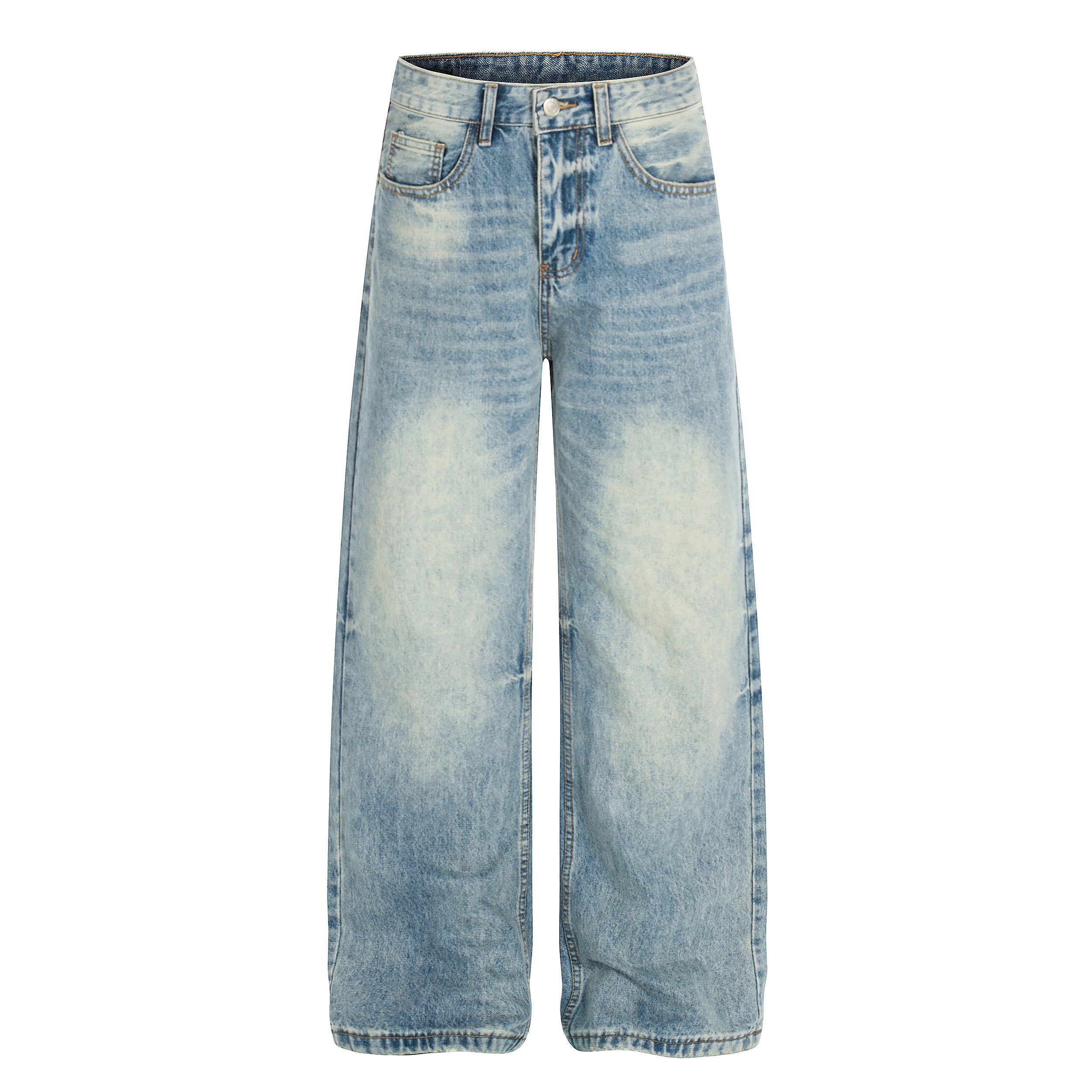 MADWITCH VINTAGE WASHED WIDE LEG JEANS #CK5550