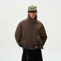 MADWITCH FUR COLLAR UTILITY PARKA COAT #0192
