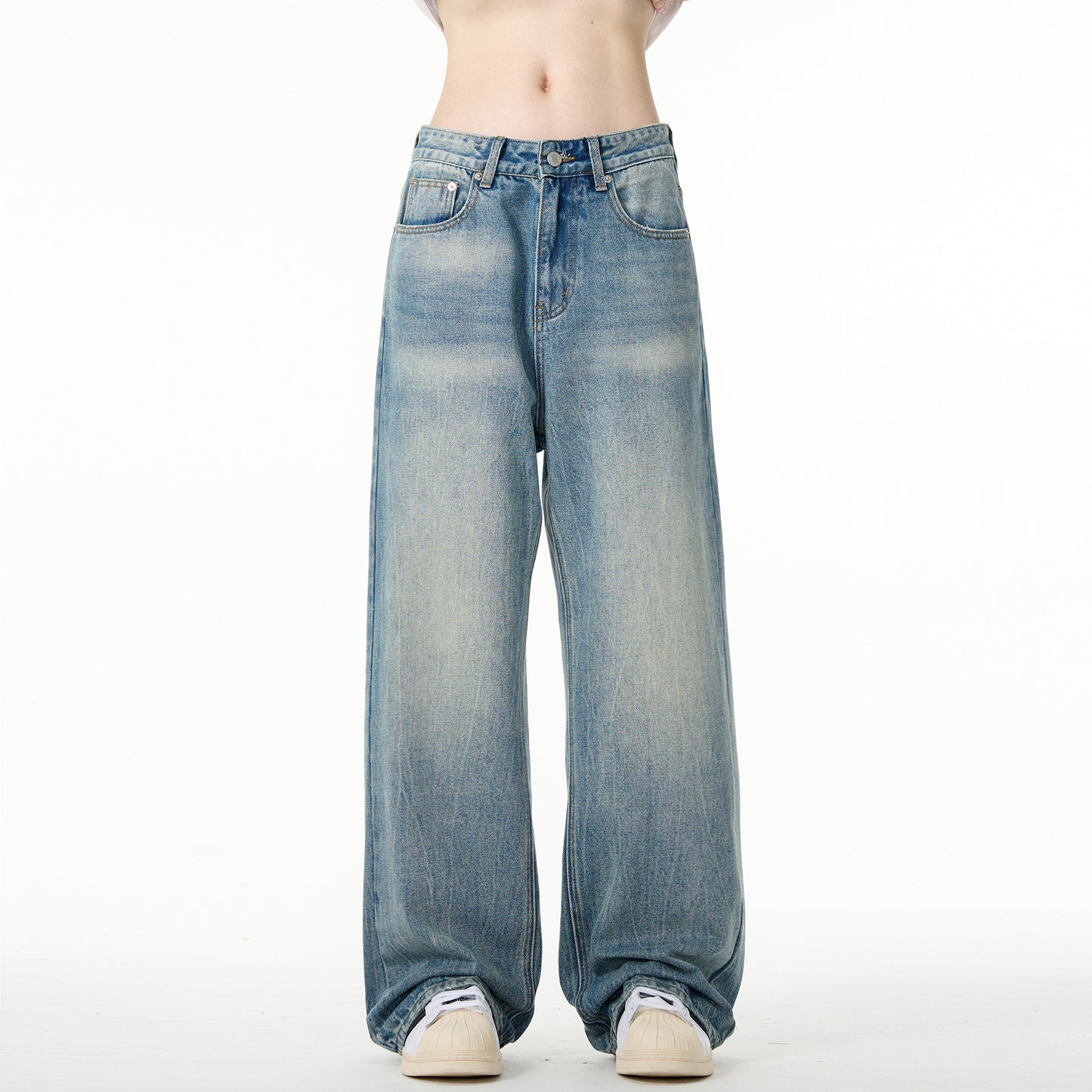 MADWITCH CLASSIC VINTAGE JEANS #WH6948