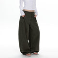 MADWITCH DECONSTRUCTED WASHED WIDE PANTS #A620