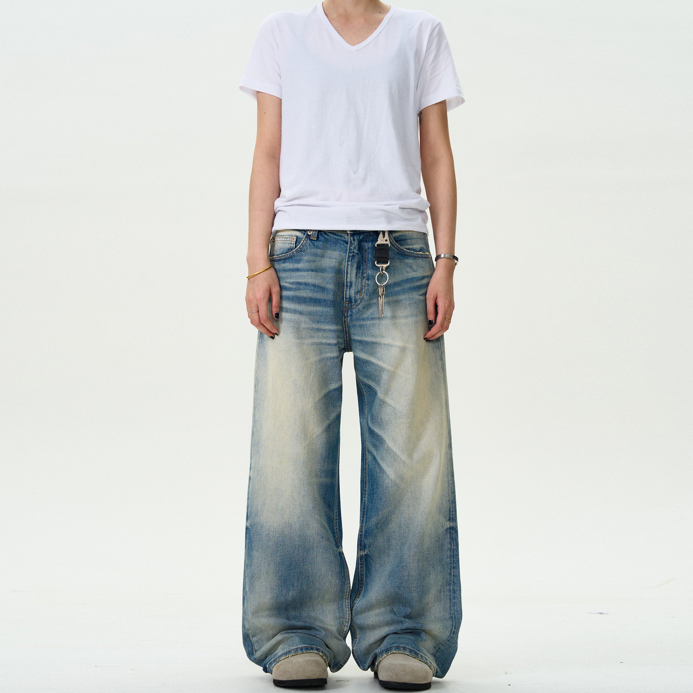 MADWITCH CASUAL STRAIGHT LEG JEANS #FX039