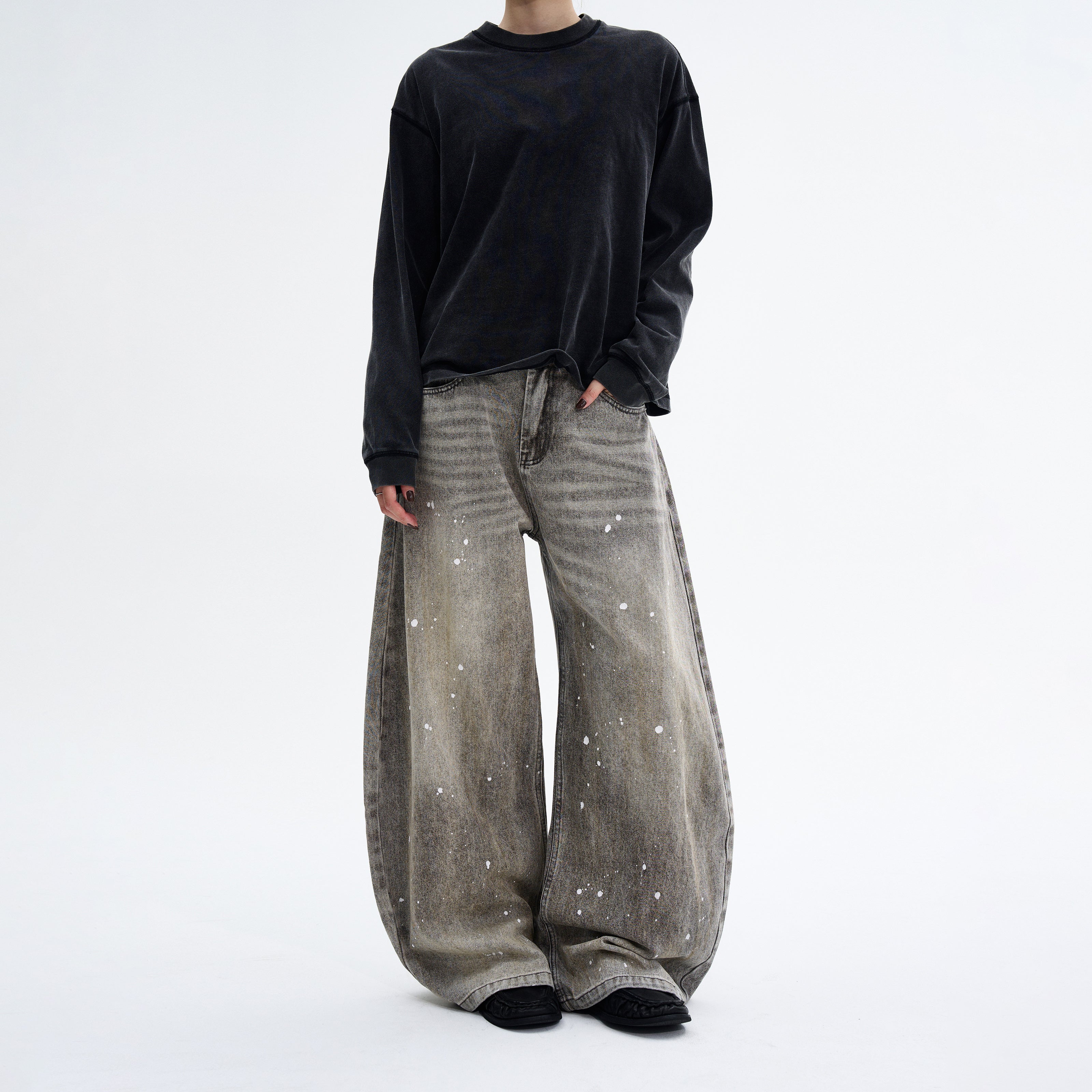 MADWITCH INK SLUNG JEANS #FX066