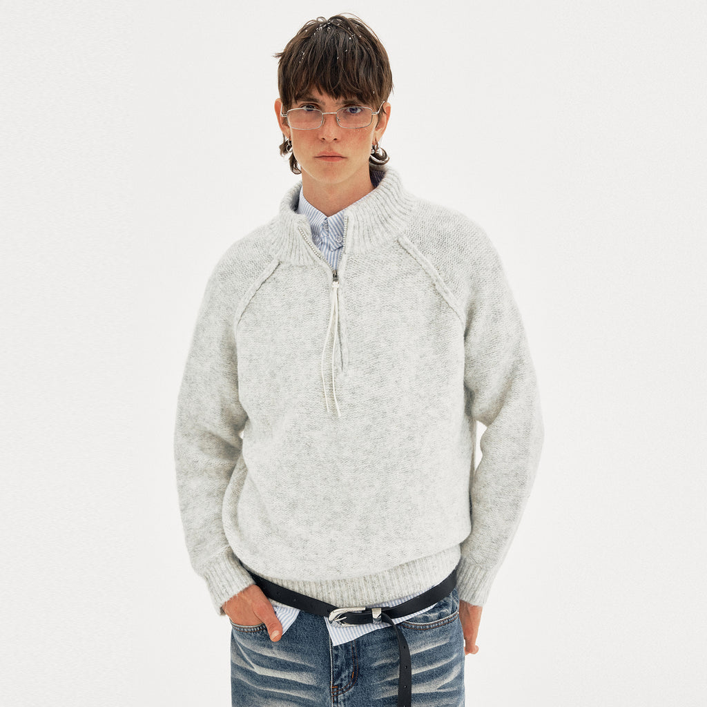 MADWITCH SPLIT NECK SWEATER #MFY238