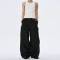 MADWITCH STREET VINTAGE WIDE-LEG CARGO PANTS #L4817
