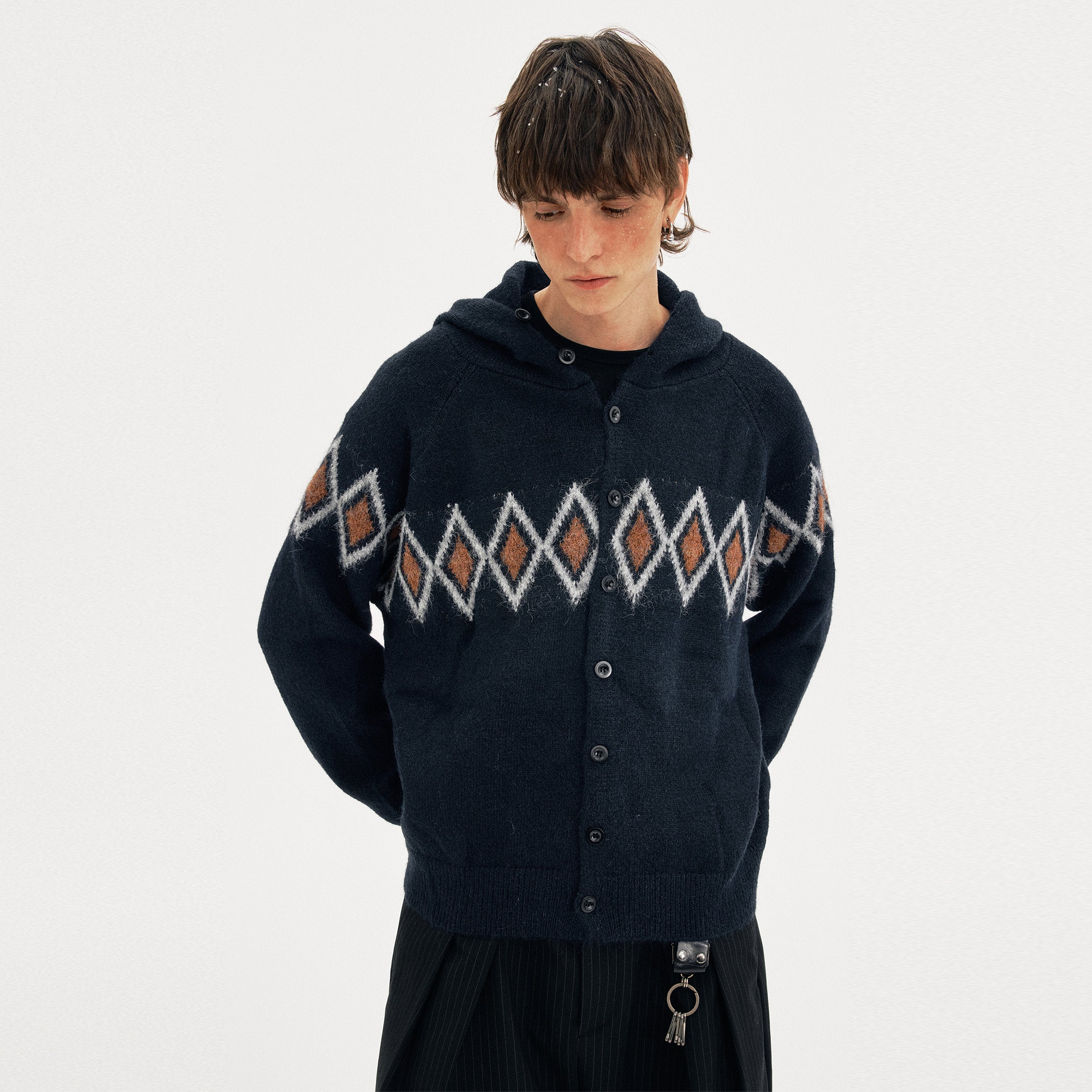 MADWITCH TWIST HOOD SWEATER #8962