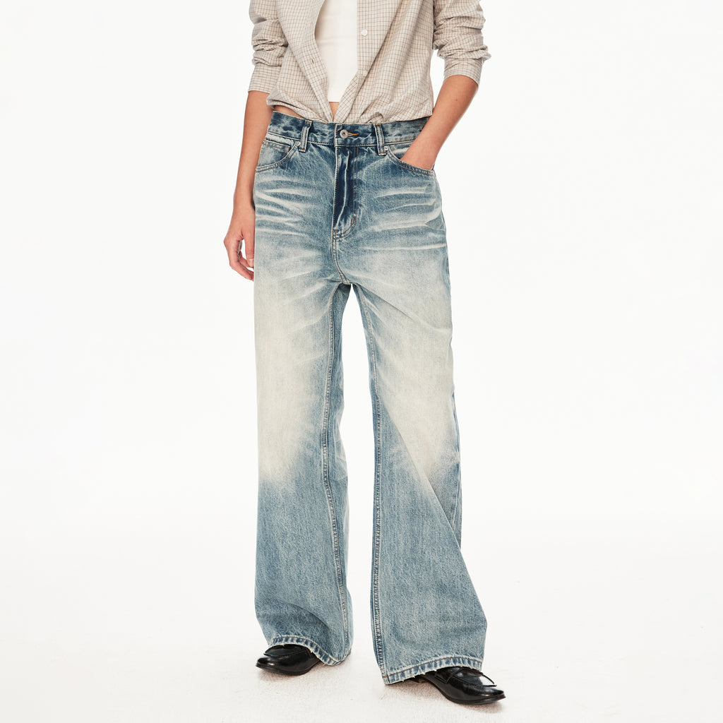MADWIT VINTAGE STRAIGHT JEANS #GP9783