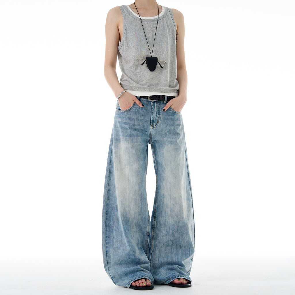 MADWITCH CLASSIC WIDE LEG DENIM #G6669-1