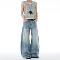 MADWITCH CLASSIC WIDE LEG DENIM #G6669-1