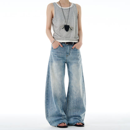 MADWITCH CLASSIC WIDE LEG DENIM #G6669-1