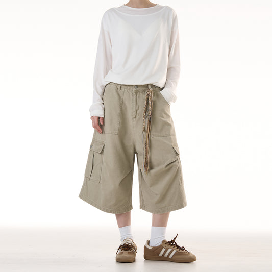 MADWITCH VINTAGE WORKWEAR SHORTS #CK238D