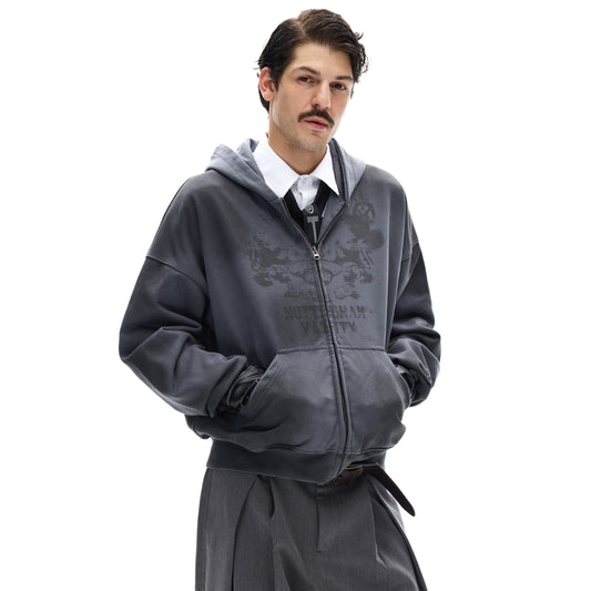 MADWITCH GRUNGE ZIP HOOD #27413