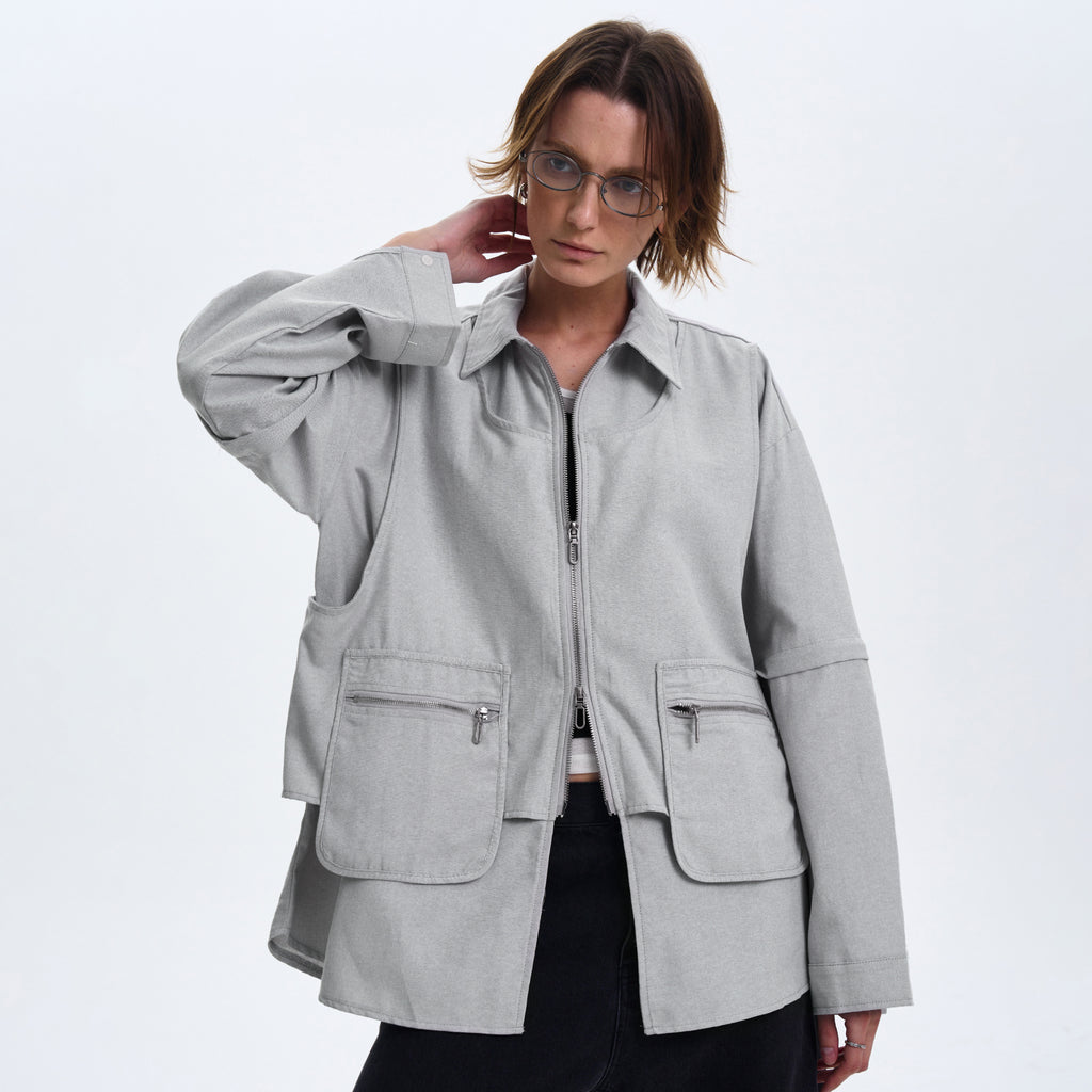 MADWITCH DECONSTRUCTED DESIGN JACKET #W218