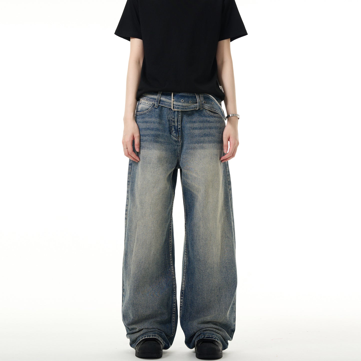 MADWITCH WASHED RETRO JEANS #DCG6356