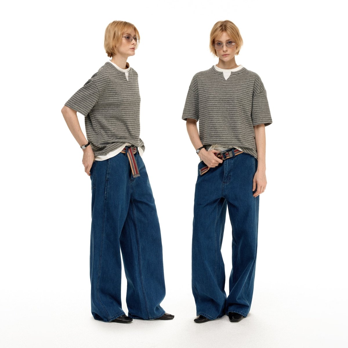 MADWITCH HEAVY WEIGHT LOOSE JEANS GPC5615 - MadWitch Store